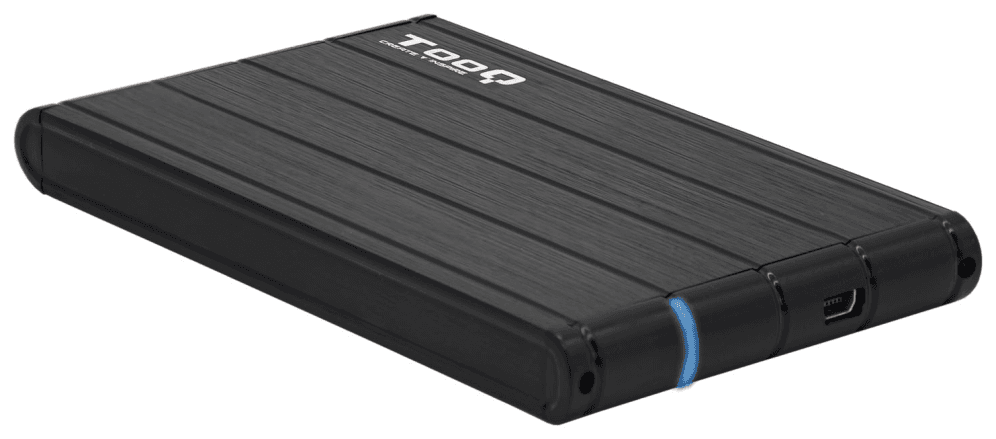 TooQ TQE-2530B caja para disco duro externo Caja de disco duro (HDD) Negro 2.5"
