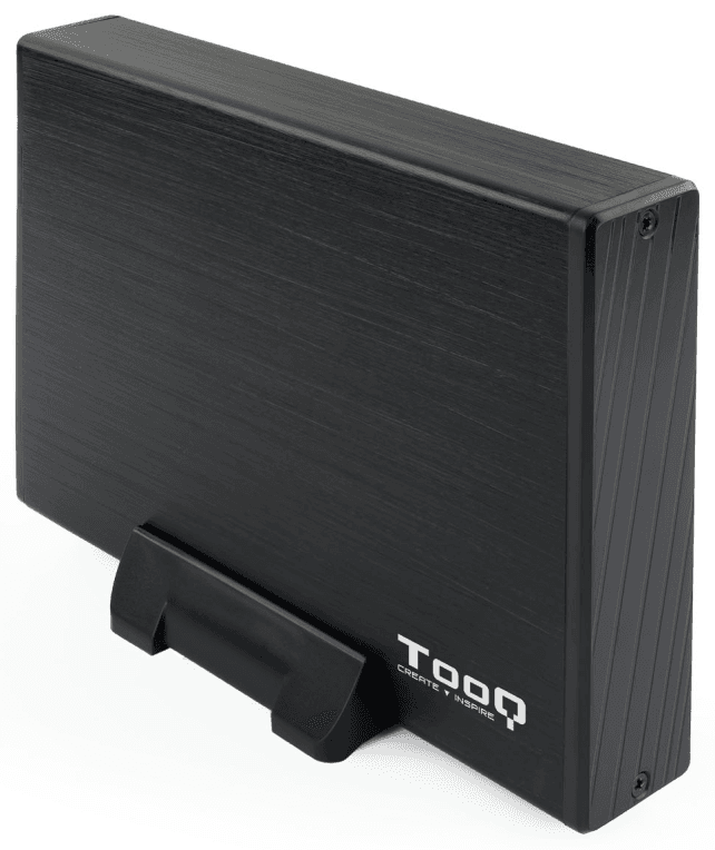 TooQ TQE-3527B caja para disco duro externo Caja de disco duro (HDD) Negro 3.5"