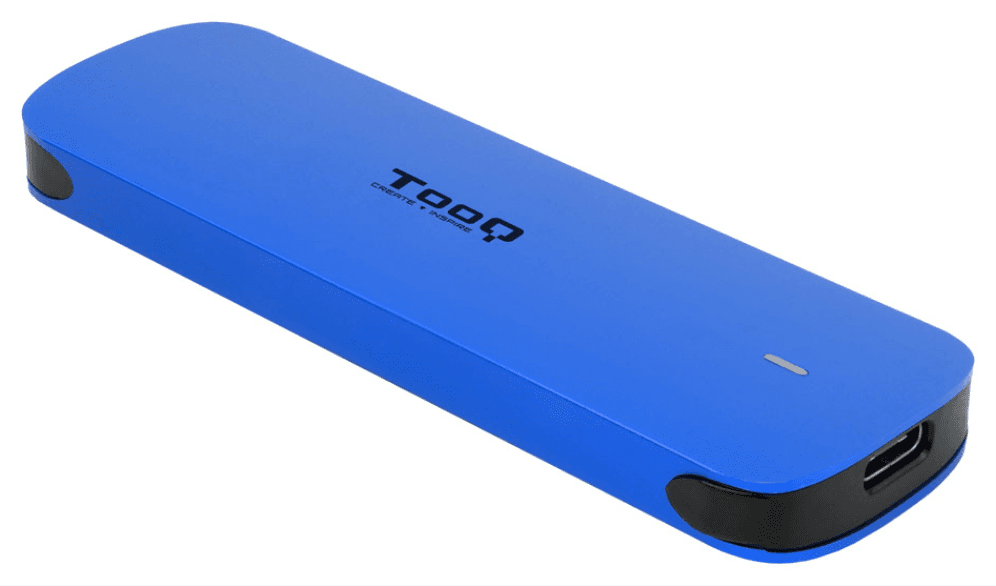 TooQ Caja externa para SSD M.2 NVMe, Azul