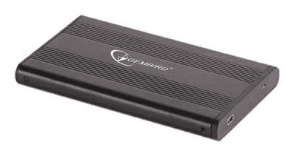 Gembird EE2-U2S-5 caja para disco duro externo Caja de disco duro (HDD) Negro 2.5"