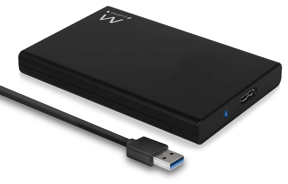 Ewent EW7044 caja para disco duro externo Carcasa de disco duro/SSD Negro 2.5"