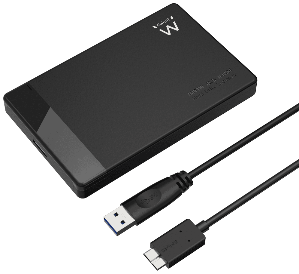 Ewent EW7049 caja para disco duro externo Carcasa de disco duro/SSD Negro 2.5"
