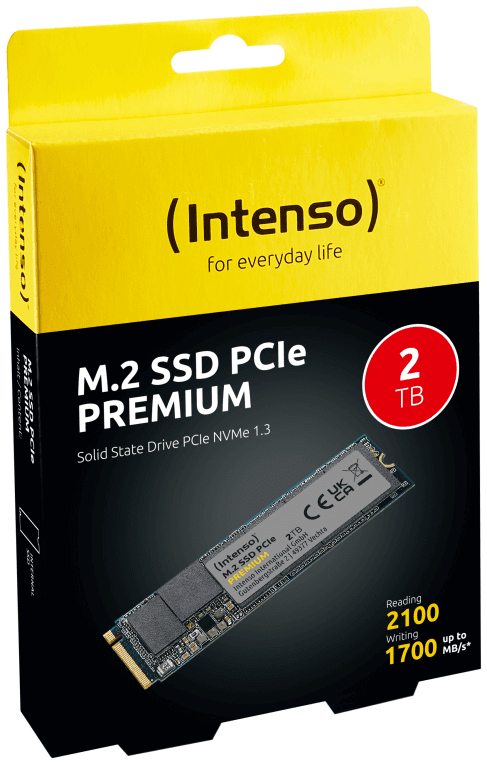 Intenso 3835470 unidad de estado sólido 2 TB M.2 PCI Express 3.0 NVMe 3D NAND