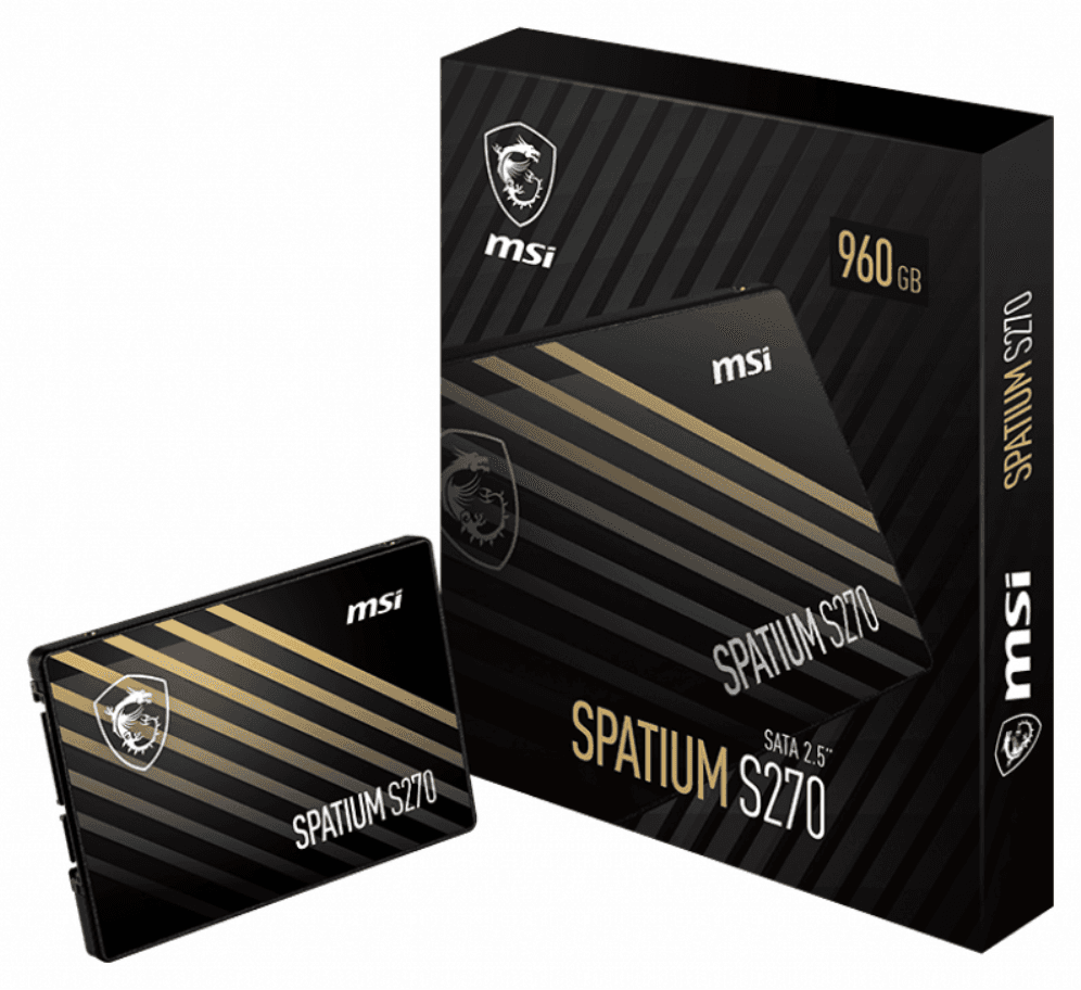 MSI Spatium S270 SATA 2.5 240GB 2.5" Serial ATA III 3D NAND