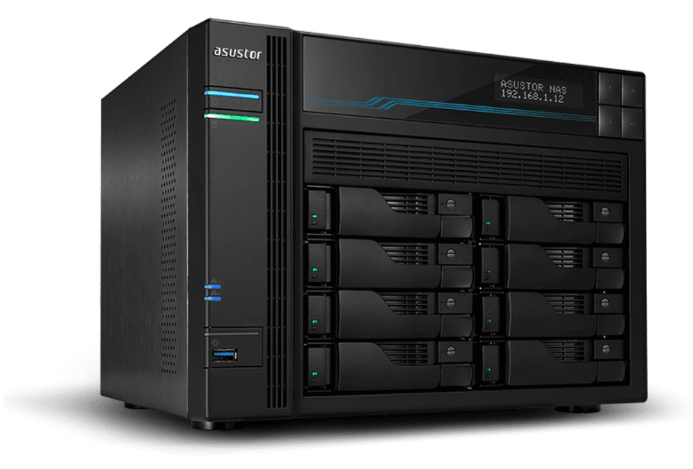 Asustor AS6508T NAS Torre Intel Atom® C3538 8 GB DDR4 0 TB ADM Negro