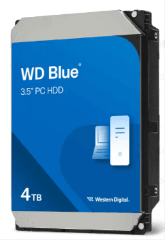 Western Digital WD Blue 3.5-Inch PC HDD disco duro interno 4 TB 5400 RPM 128 MB 3.5" Serial ATA III