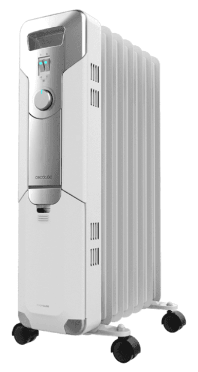 Cecotec 05880 calefactor eléctrico Interior Blanco 1500 W Radiador de aceite eléctrico
