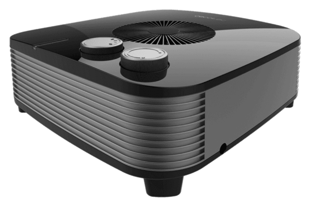 Cecotec 08255 calefactor eléctrico Interior Negro, Gris 2000 W Ventilador eléctrico