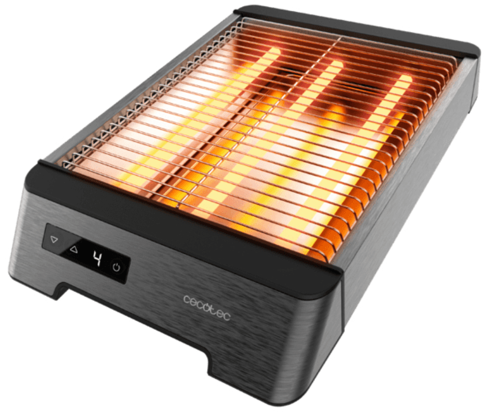 Cecotec NiceSlice 6 2 rebanada(s) 1000 W Negro, Acero inoxidable