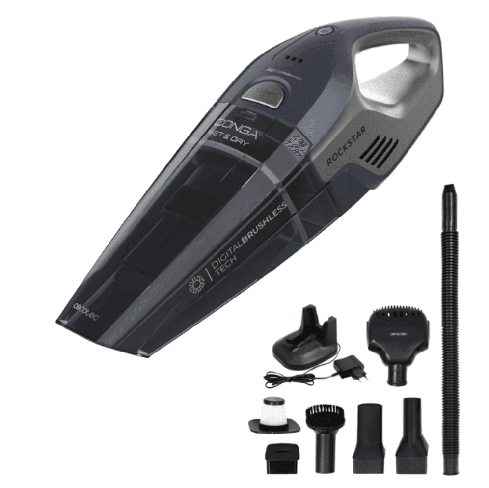 Cecotec Conga Rockstar 25.2V Animal Hand aspiradora de mano Azul oscuro Sin bolsa