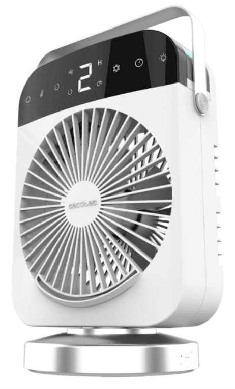 Cecotec EnergySilence 600 DeskChill Smart Rotate Negro, Blanco