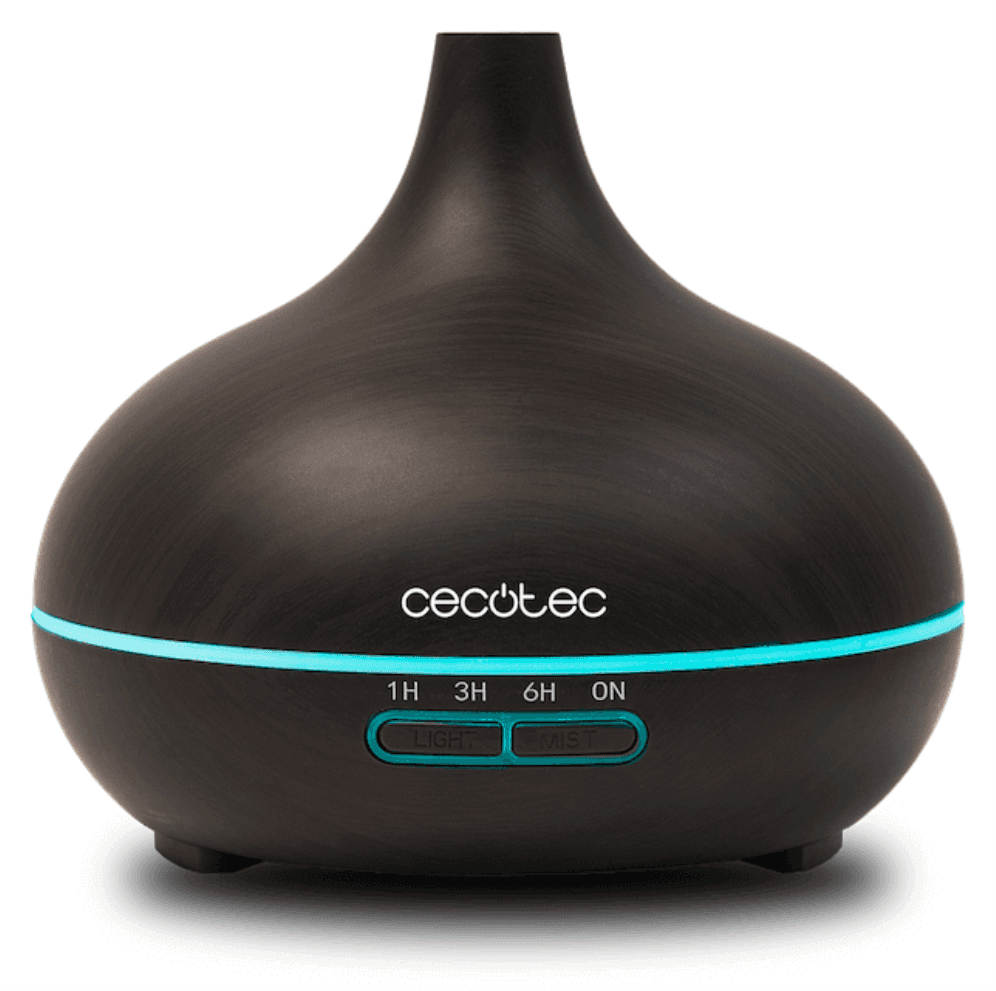 Cecotec Pure Aroma 300 humidificador Ultrasónica 0,3 L Negro, Madera 10 W