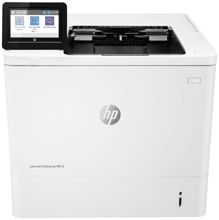HP LaserJet Enterprise M612dn Blanco y negro Impresora, Solo Ethernet; A doble cara