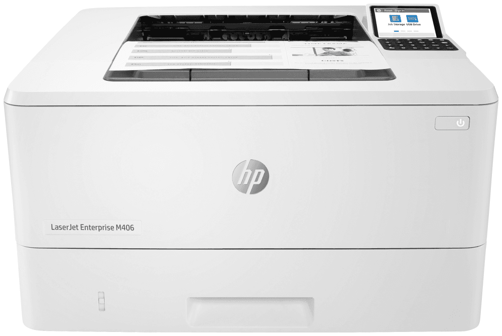 HP LaserJet Enterprise M406dn Blanco y negro Impresora, Solo Ethernet; A doble cara
