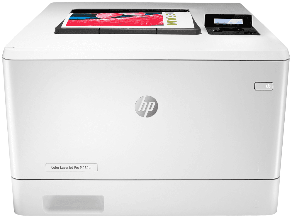 HP LaserJet Pro M454dn Color Impresora, Solo Ethernet; A doble cara