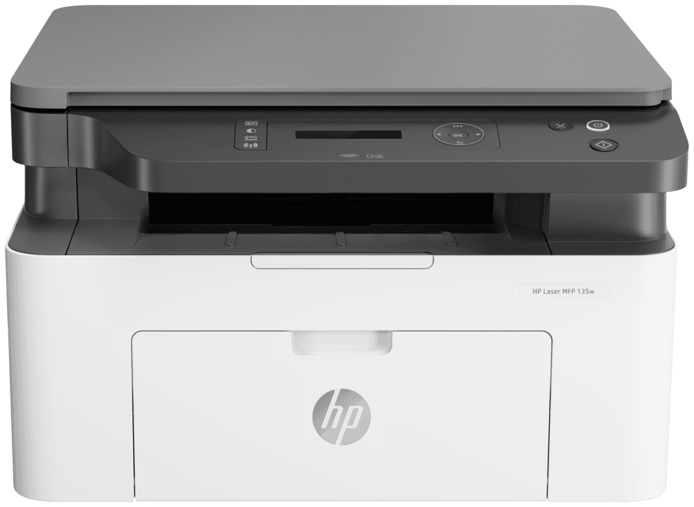 HP Laser 135w Inalámbrico Multifunction Blanco y negro Impresora, Fotocopiadora, escáner; Dúplex