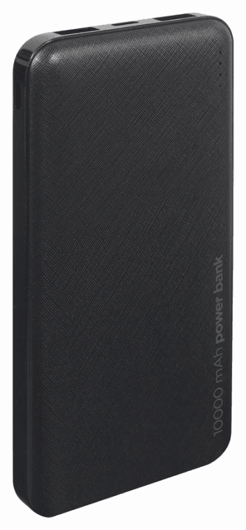 Gembird PB10-02 batería externa Polímero de litio 10000 mAh Negro