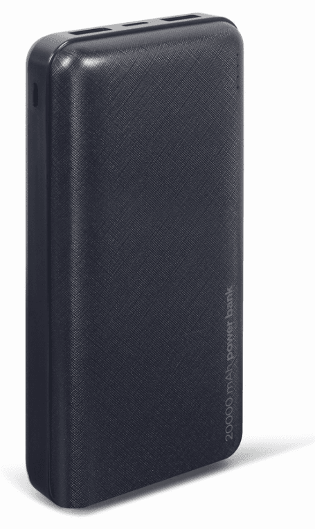 Gembird PB20-02 batería externa Polímero de litio 20000 mAh Negro