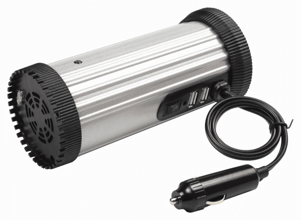 Gembird EG-PWC150-01 adaptador e inversor de corriente Auto 150 W Negro, Gris