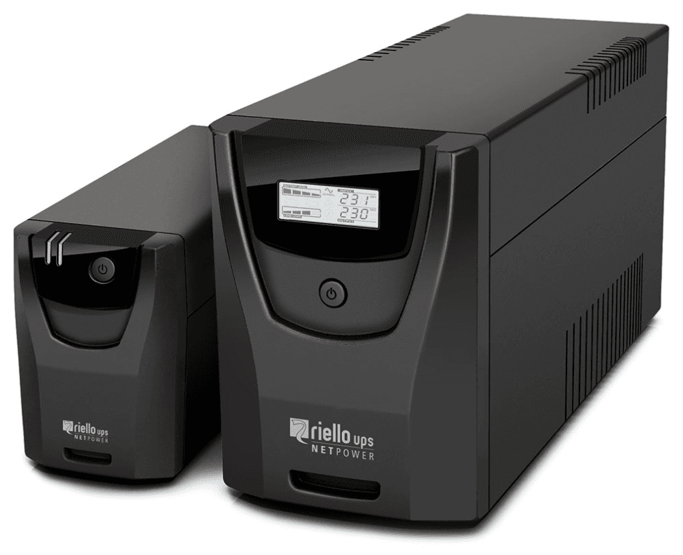 Riello Net Power sistema de alimentación ininterrumpida (UPS) Línea interactiva 0,6 kVA 360 W 4 salidas AC