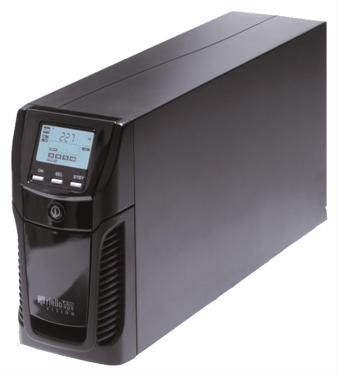 Riello VST 1100 sistema de alimentación ininterrumpida (UPS) 1,1 kVA 880 W 4 salidas AC
