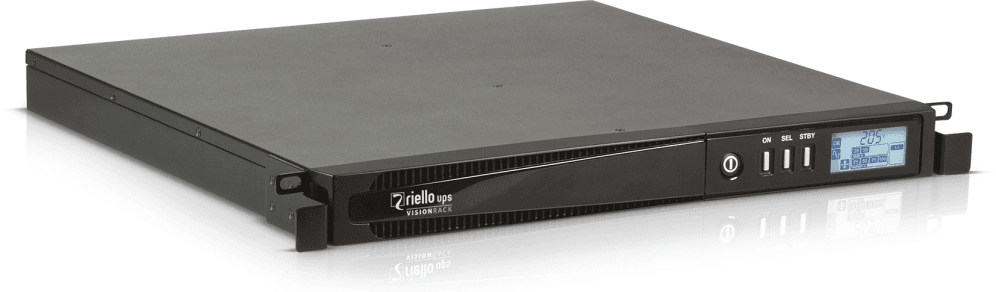 Riello Vision Rack sistema de alimentación ininterrumpida (UPS) 1,1 kVA 800 W 4 salidas AC
