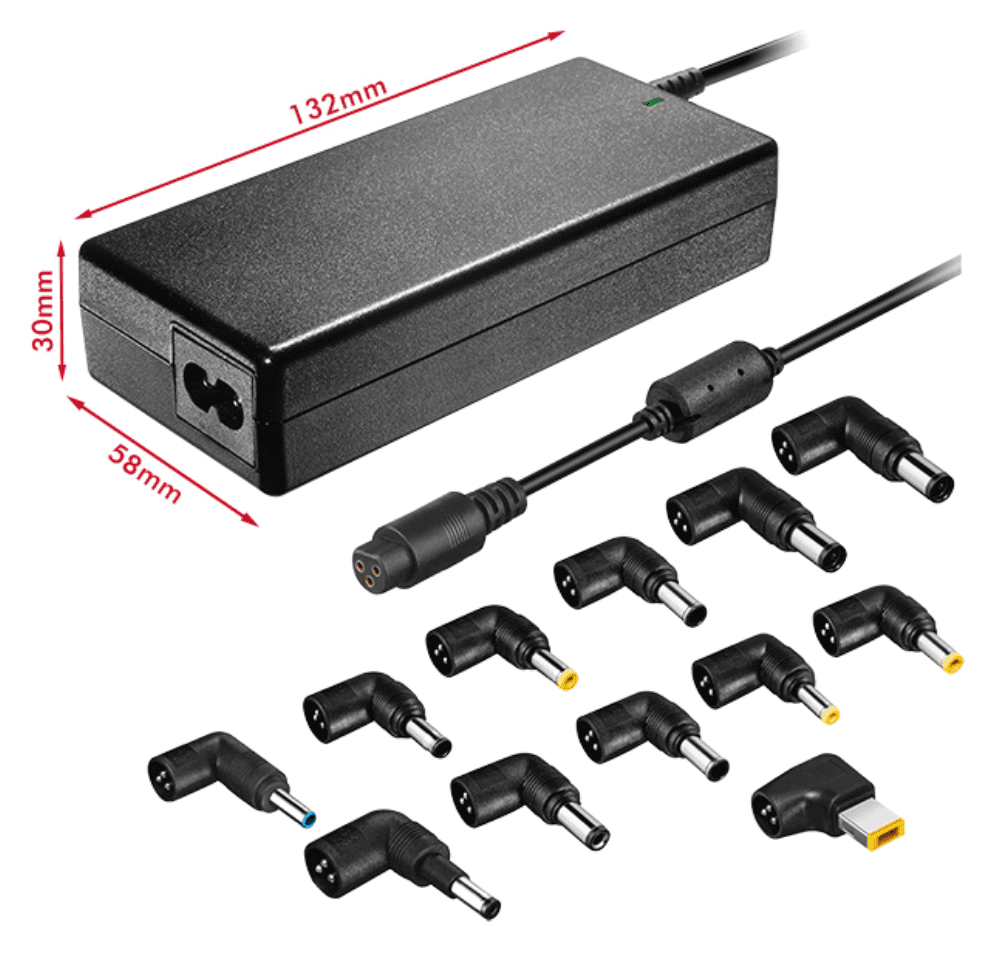 Leotec LENCSHOME06 adaptador e inversor de corriente Interior Negro