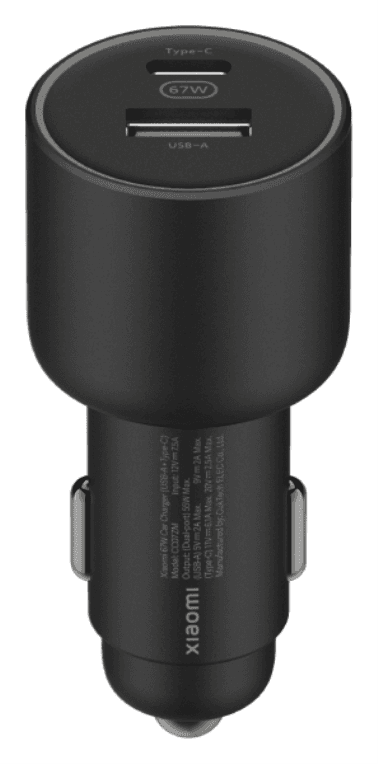 Xiaomi 43907 cargador de dispositivo móvil Universal Negro Encendedor de cigarrillos Auto