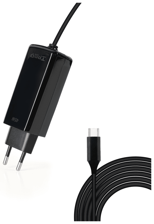 TooQ TQLC-USBCGAN45PD-C cargador de dispositivo móvil Portátil, Universal Corriente alterna Interior