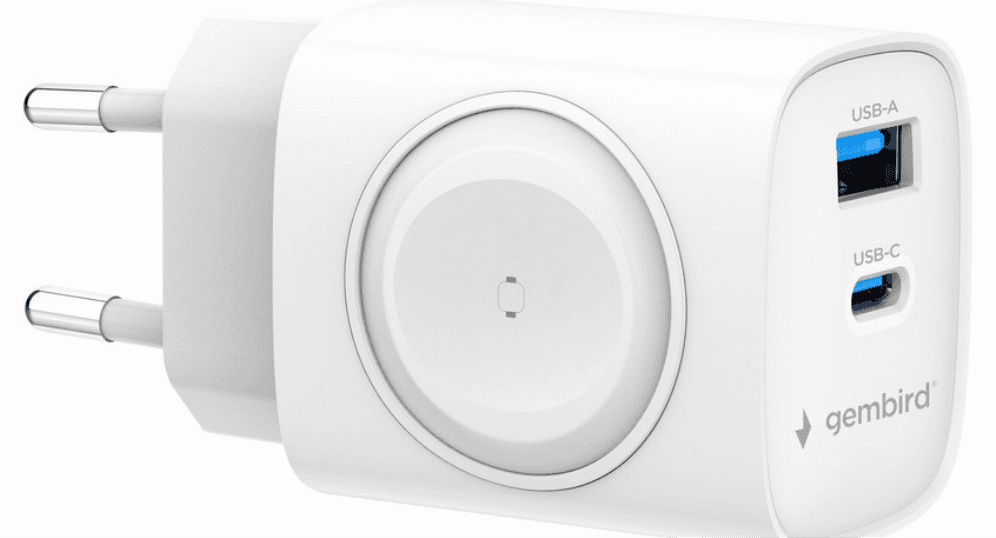 Gembird TA-UC-PDQCW20-01-W cargador de dispositivo móvil Universal Blanco Corriente alterna Carga rápida Interior