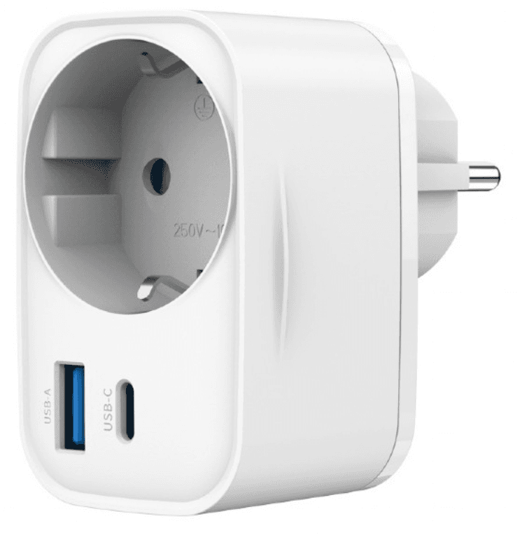Gembird TA-ACPDQC20-01-W cargador de dispositivo móvil Universal Blanco Corriente alterna Carga rápida Interior