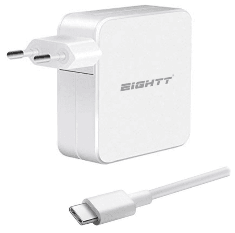 Eightt EC65 cargador de dispositivo móvil Universal Blanco Corriente alterna Carga rápida Interior