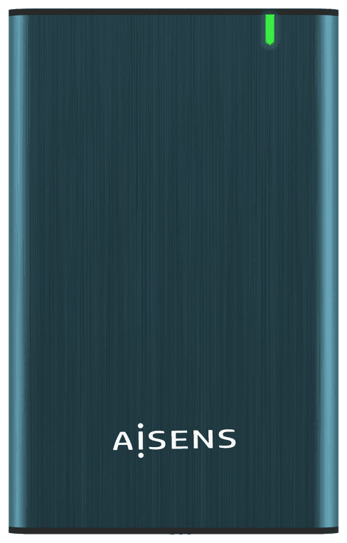 AISENS Caja Externa 2.5" ASE-2525PB 9.5 mm SATA A USB 3.0/USB 3.1 Gen1, Azul Pacifico