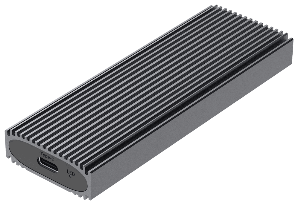AISENS Caja Externa M.2 (NGFF) ASM2-023GR NVMe A USB3.2 Gen2, Gris