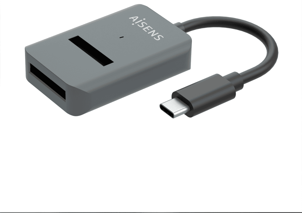 AISENS USB-C Dock M.2 (NGFF) ASUC-M2D012-GR SATA/NVMe A USB3.1 Gen2, Gris