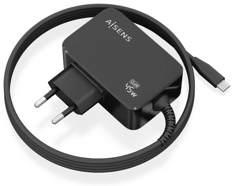 AISENS ASCH-1PD45WL032-BK cargador de dispositivo móvil Universal Corriente alterna Interior