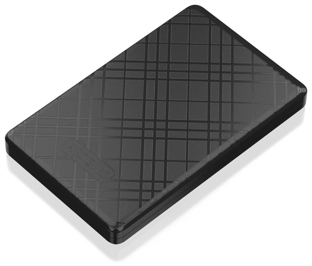 AISENS ASE-2522B caja para disco duro externo Carcasa de disco duro/SSD Negro 2.5"