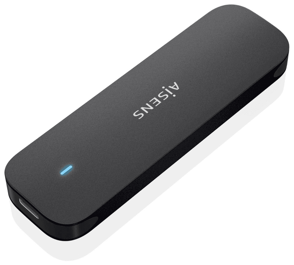 AISENS ASM2-024B caja para disco duro externo Caja externa para unidad de estado sólido (SSD) Negro