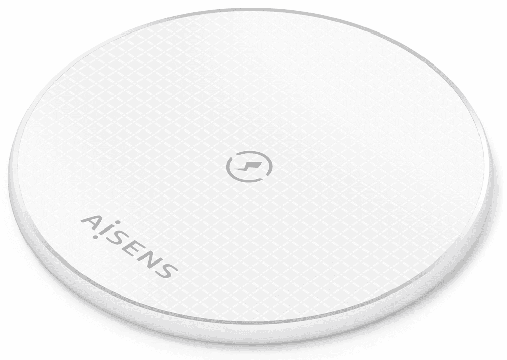AISENS ASCH-15W1WC057-W cargador de dispositivo móvil Smartphone Cargador inalámbrico Interior