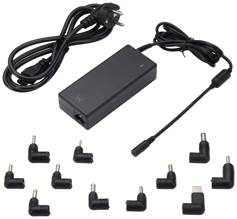 Ewent EW3969 adaptador e inversor de corriente Interior 95 W Negro