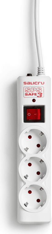Salicru 680BA000001 limitador de tensión Blanco 3 salidas AC 250 V 1,5 m