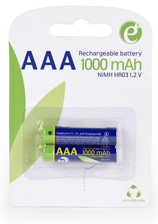 EnerGenie EG-BA-AAA10-01 pila doméstica Batería recargable AAA Níquel-metal hidruro (NiMH)