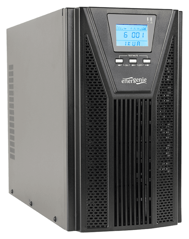 Gembird EG-UPSO-2000 sistema de alimentación ininterrumpida (UPS) Doble conversión (en línea) 2 kVA 1800 W 5 salidas AC