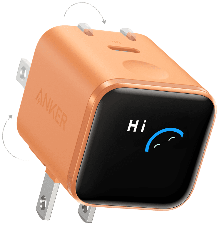 Anker Nano Universal Naranja Corriente alterna Carga rápida Interior