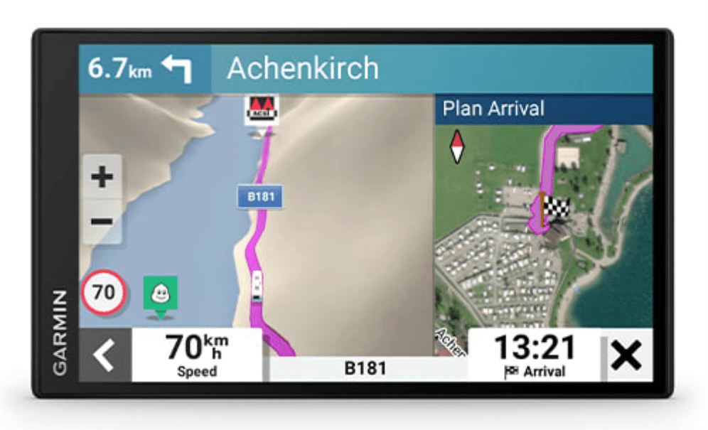 Garmin Camper 795 navegador Fijo 17,8 cm (7") TFT Pantalla táctil 239,6 g Negro