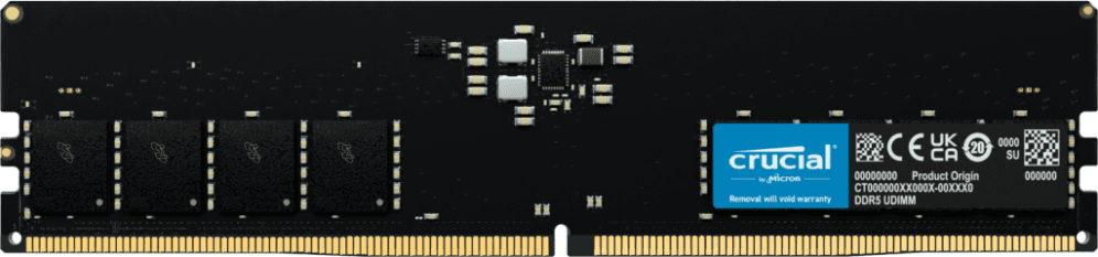 Crucial CT32G48C40U5 módulo de memoria 32 GB 1 x 32 GB DDR5 4800 MT/s 288-pin DIMM