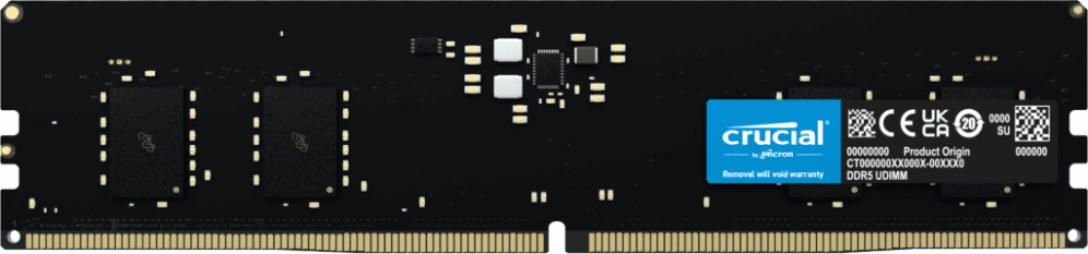 Crucial CT8G56C46U5 módulo de memoria 8 GB 1 x 8 GB DDR5 288-pin DIMM ECC