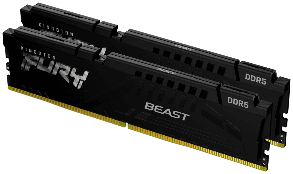Kingston Technology FURY Beast 16GB 5600MT/s DDR5 CL36 DIMM (Kit de 2) Black EXPO