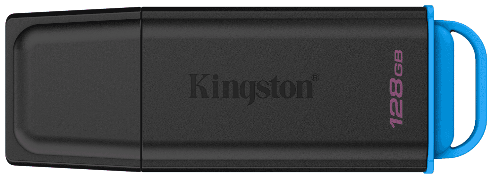 Kingston Technology DataTraveler 128GB Portátil USB 3.2 Gen 1 Exodia Negro + Azul