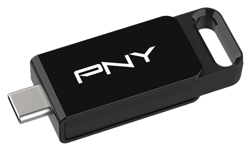 PNY Elite unidad flash USB 64 GB USB Tipo C 3.2 Gen 1 (3.1 Gen 1) Negro